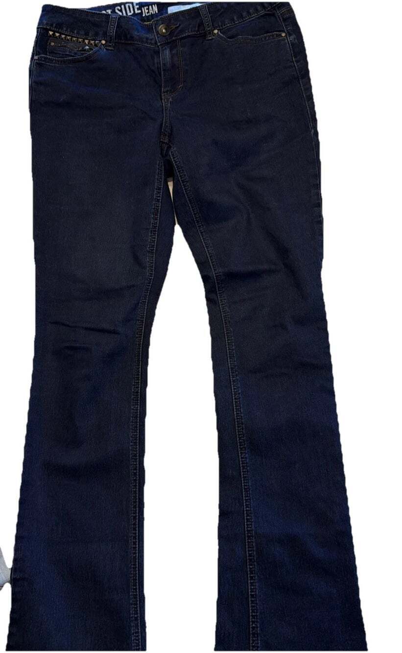 DKNY Womens Size 6 Jeans East Village Bootcut Mid Rise Dark Wash Denim W30”/L31”